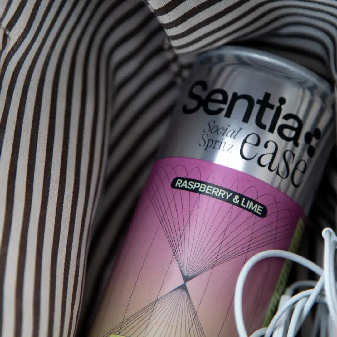 Sentia Ease Social Spritz Raspberry and Lime, 6X250ml Cans
