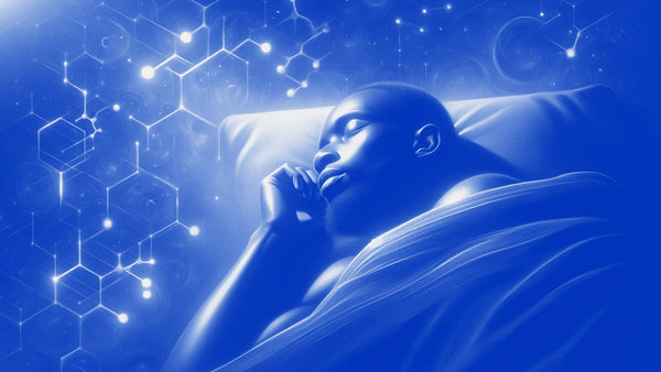 A sleeping person dreaming