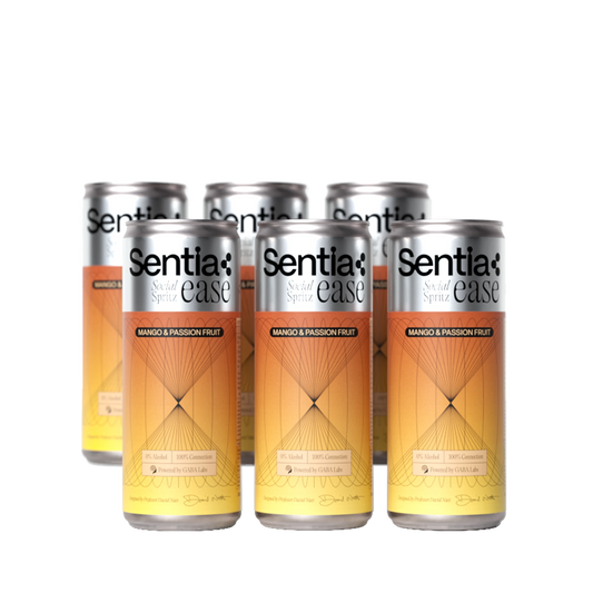 Sentia Ease Social Spritz Mango and Passion Fruit, 6X250ml Cans