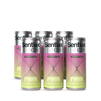 Sentia Ease Social Spritz Raspberry and Lime, 6X250ml Cans