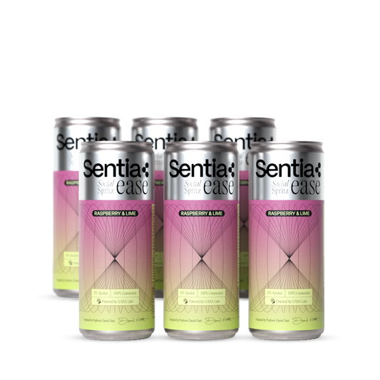Sentia Ease Social Spritz Raspberry and Lime, 6X250ml Cans