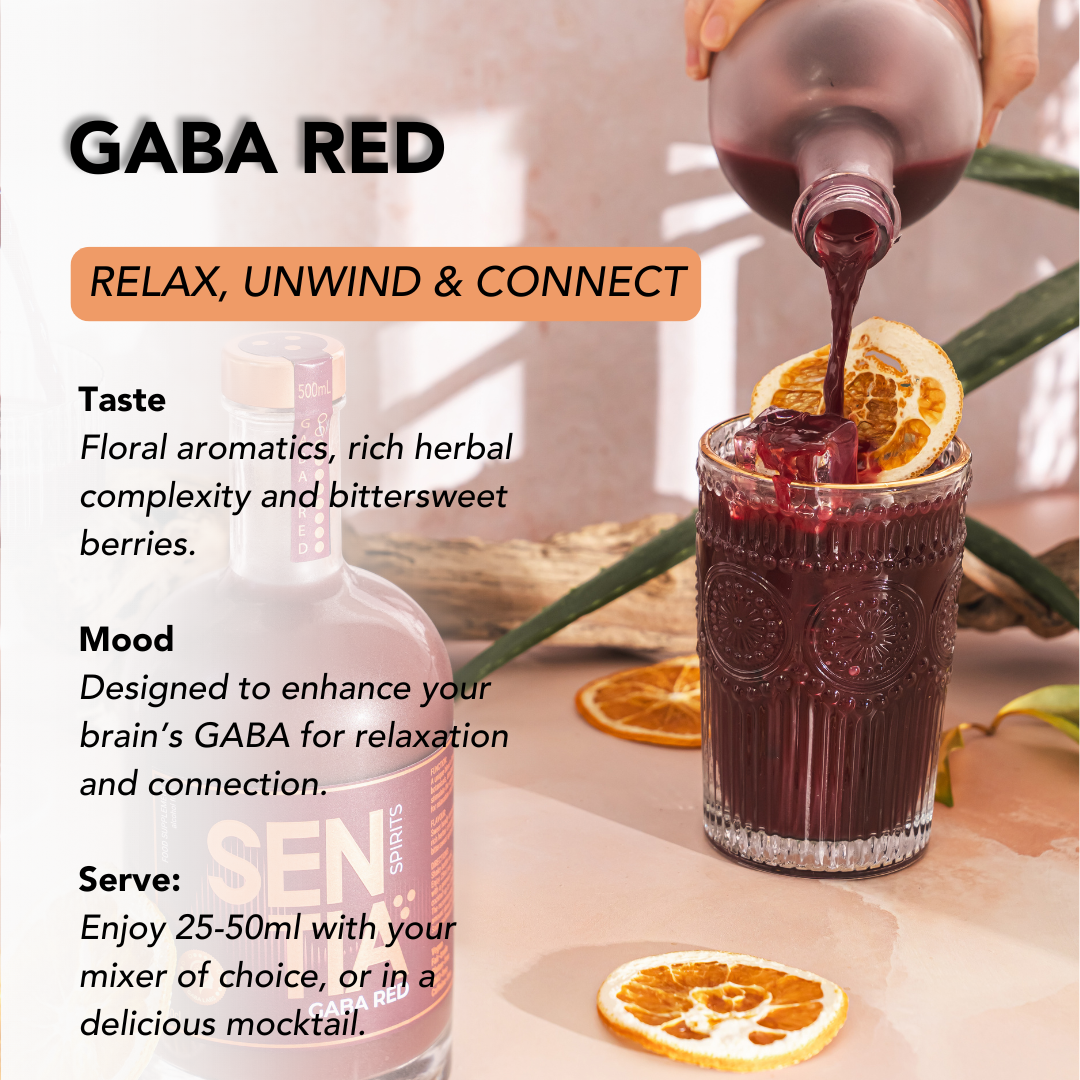 SENTIA GABA Red 50cl & Black 50cl & Gold 50cl