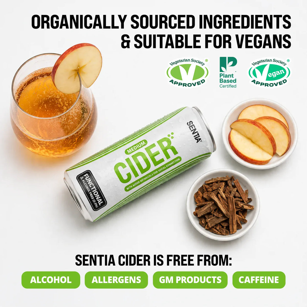 SENTIA CIDER 330ML  (0.5% ABV)