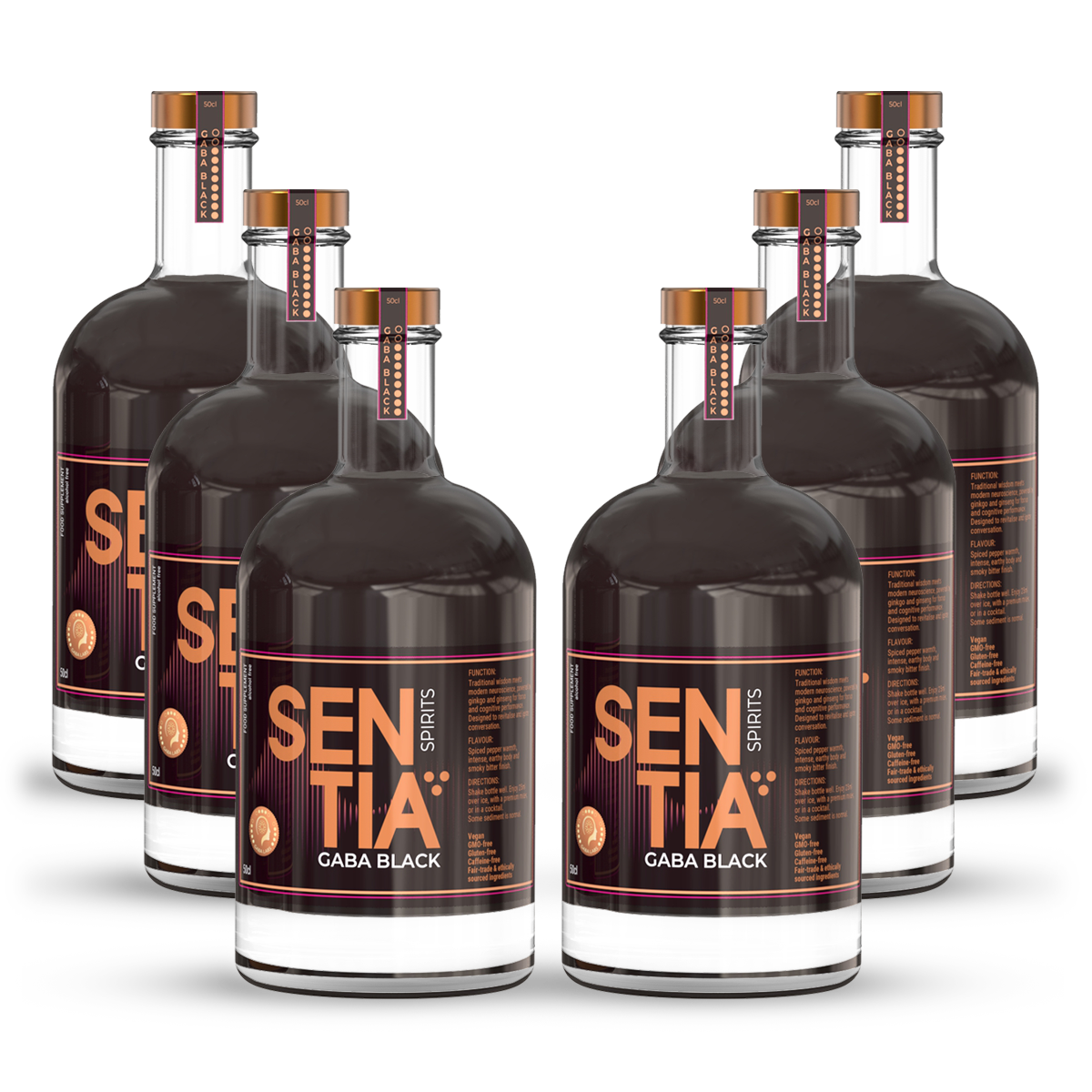 SENTIA GABA Black 50cl x 6