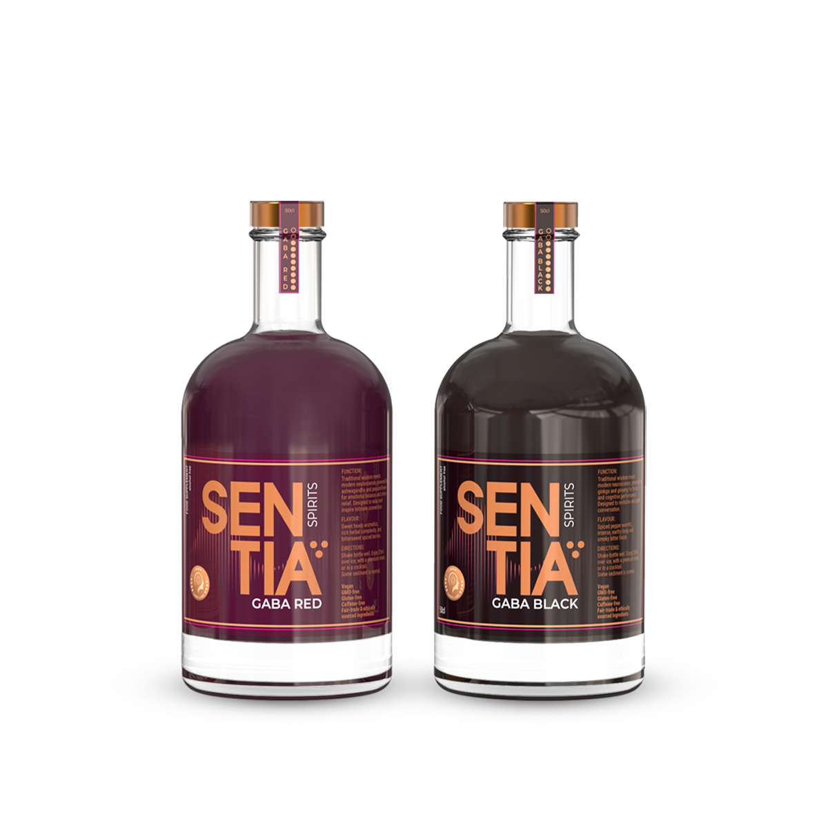 SENTIA GABA Red 20cl & Black 20cl