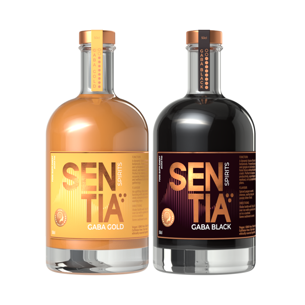 GABA Gold 50cl & GABA Black 50cl