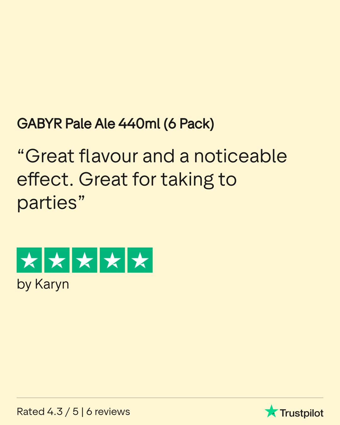 GABYR Pale Ale 440ml (6 Pack)