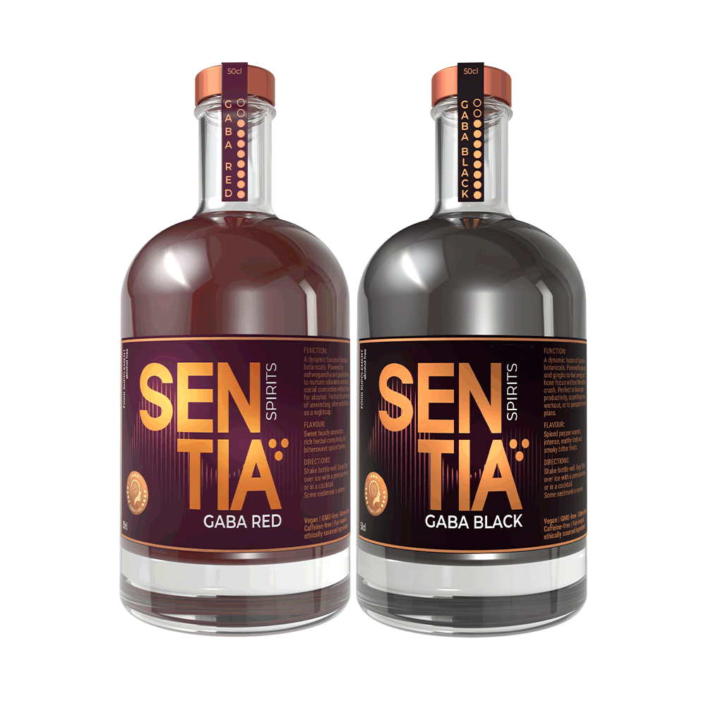 SENTIA GABA Red 50cl & Black 50cl