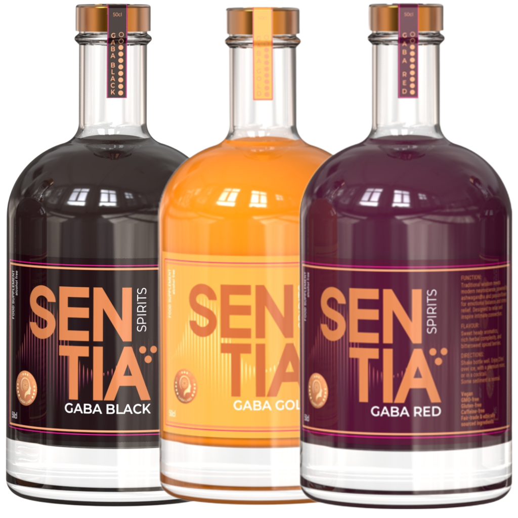 SENTIA GABA Red 50cl & Black 50cl & Gold 50cl