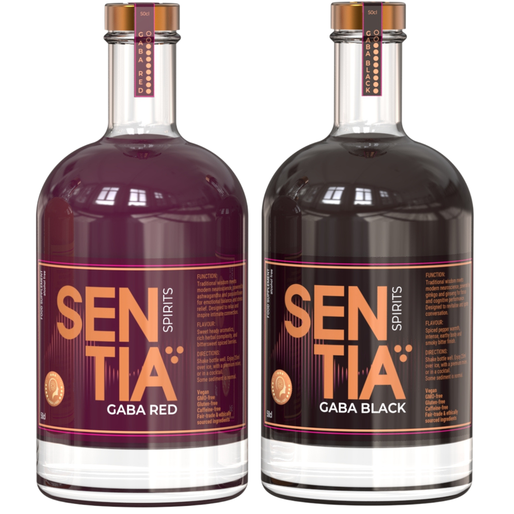 SENTIA GABA Red 50cl & Black 50cl